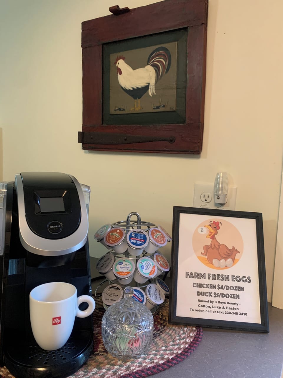 Coffee and tea station….a must have to wake up in the morning ☕️
