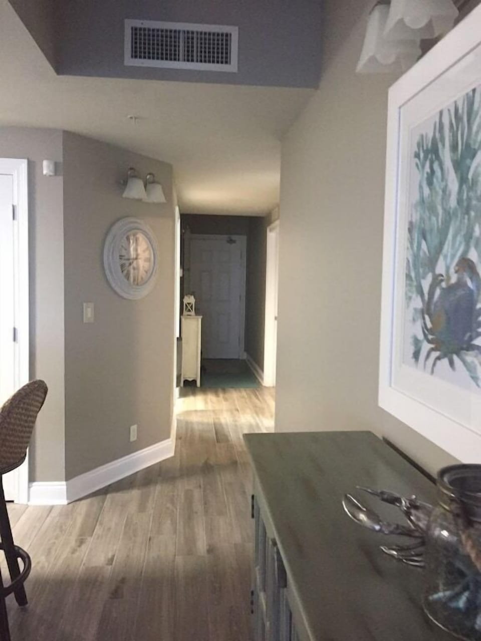 Entry way from living room.