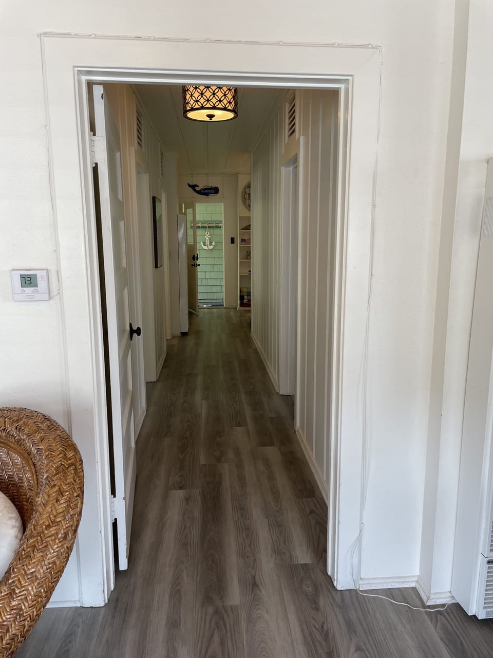 Hallway from living room