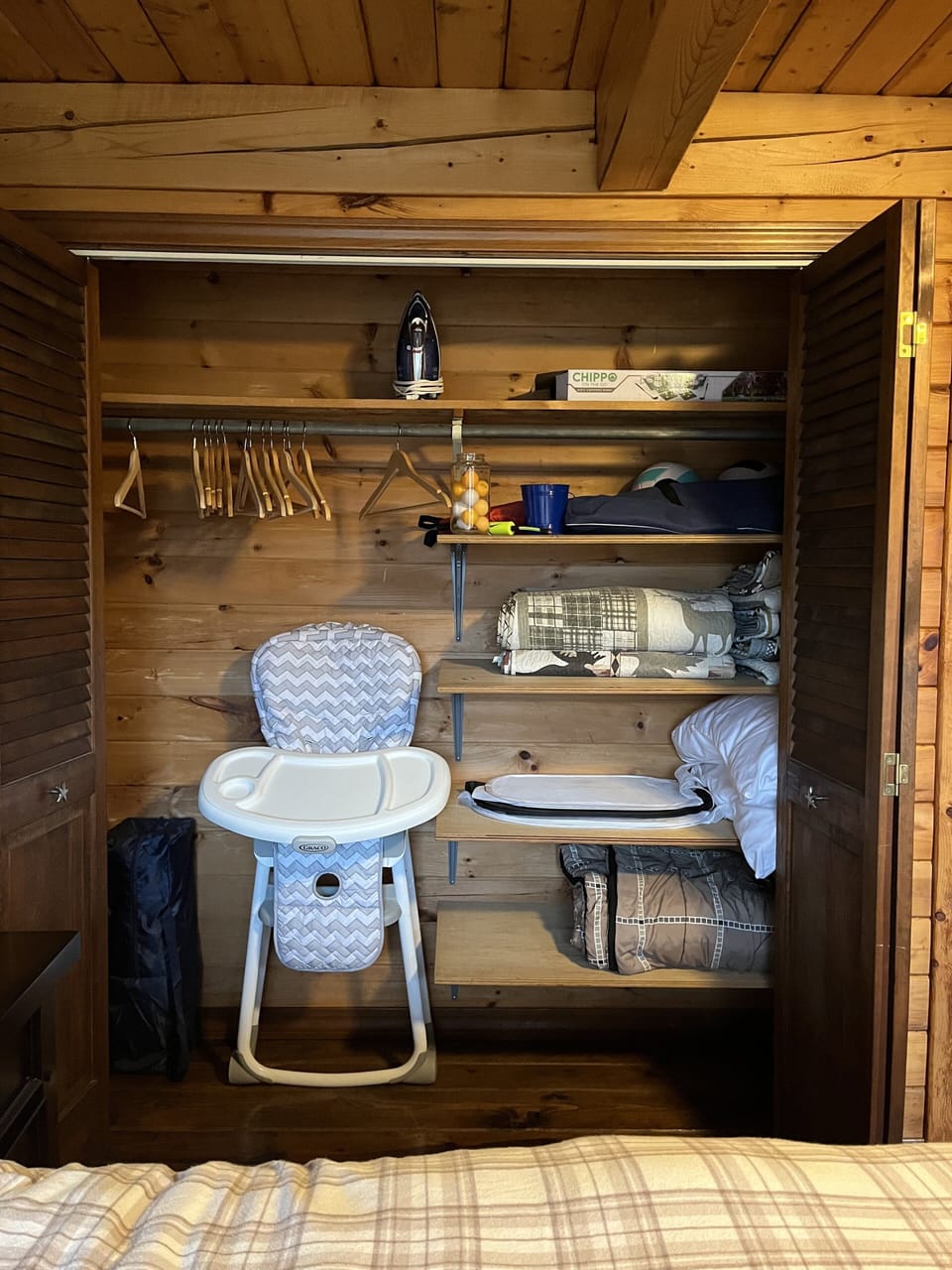 Storage in the bedroom
