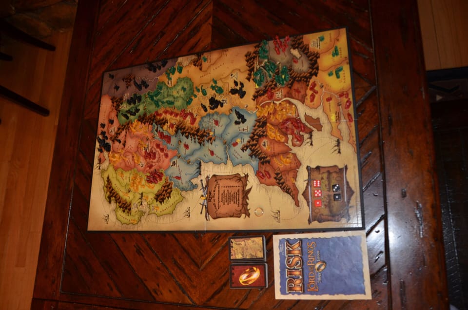 We have several games for you to play, including Lord of the Rings Risk