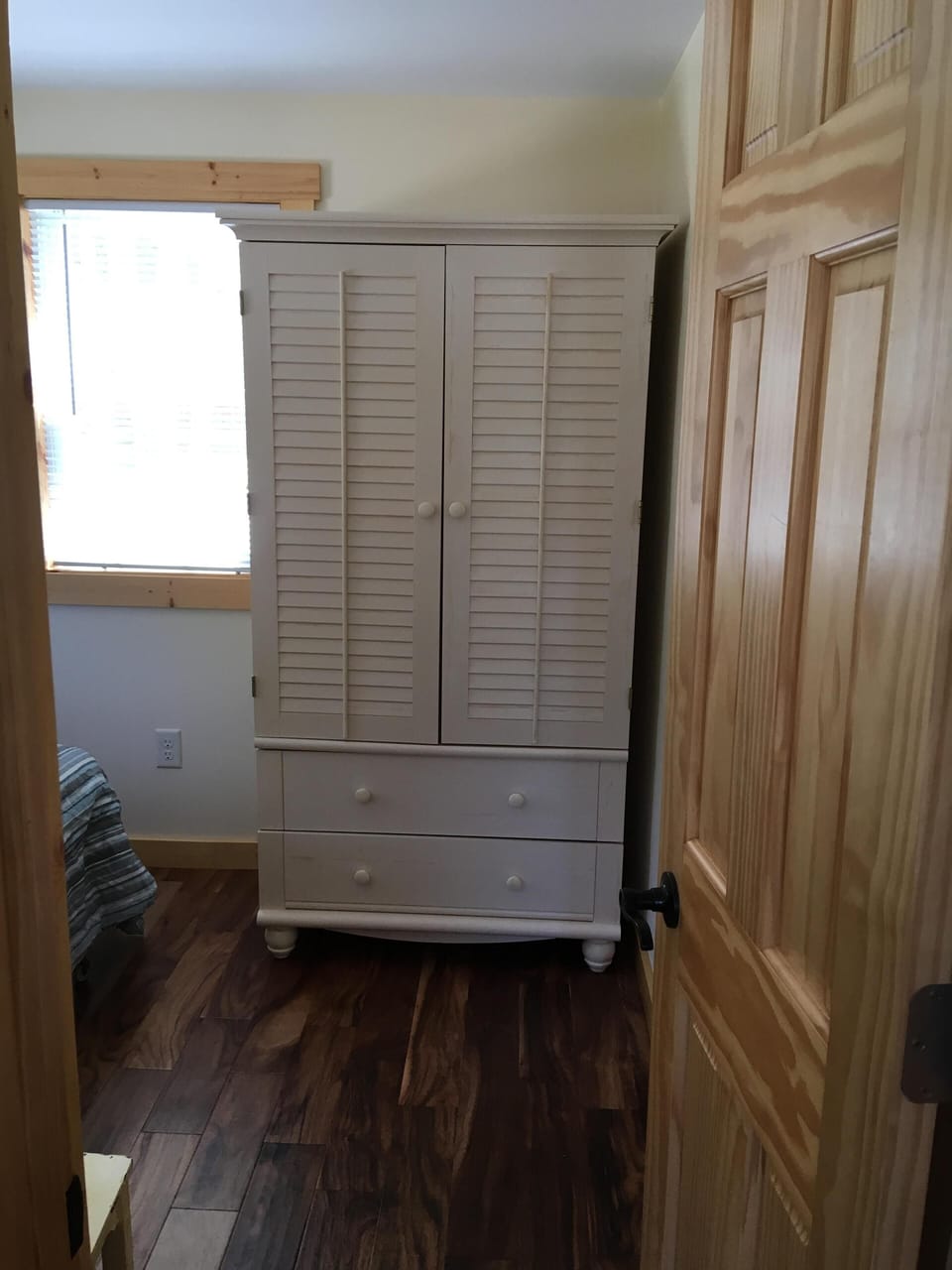 Armoires in both bedrooms