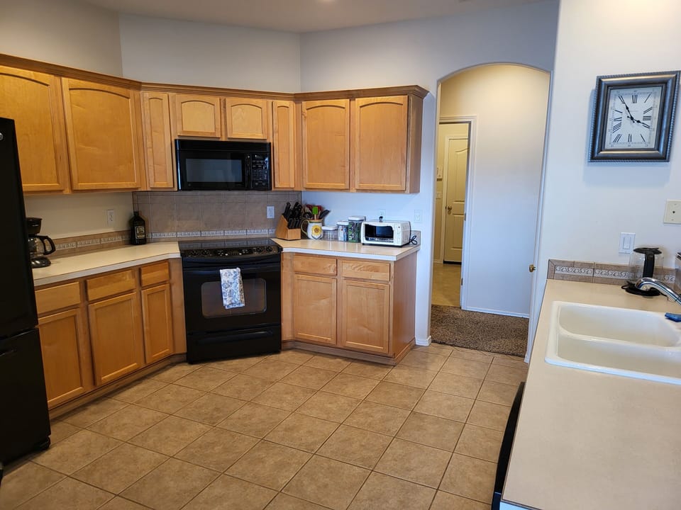You may use sliding Island for additional counter space. 