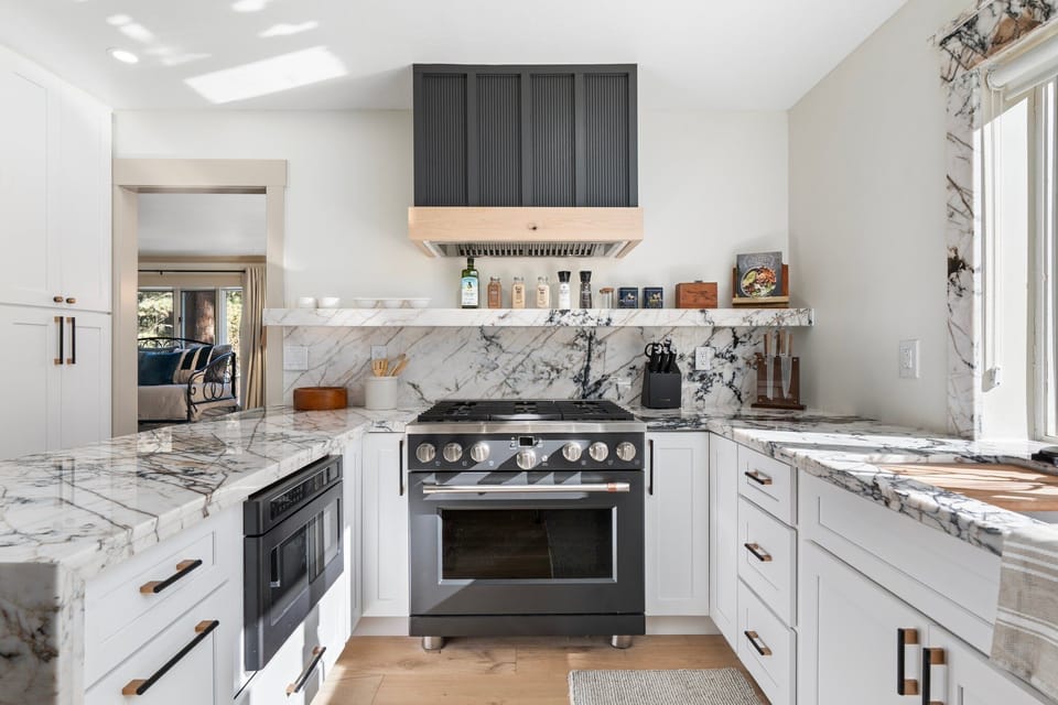 Total remodeled complete modern kitchen! New granite countertops microwave stove