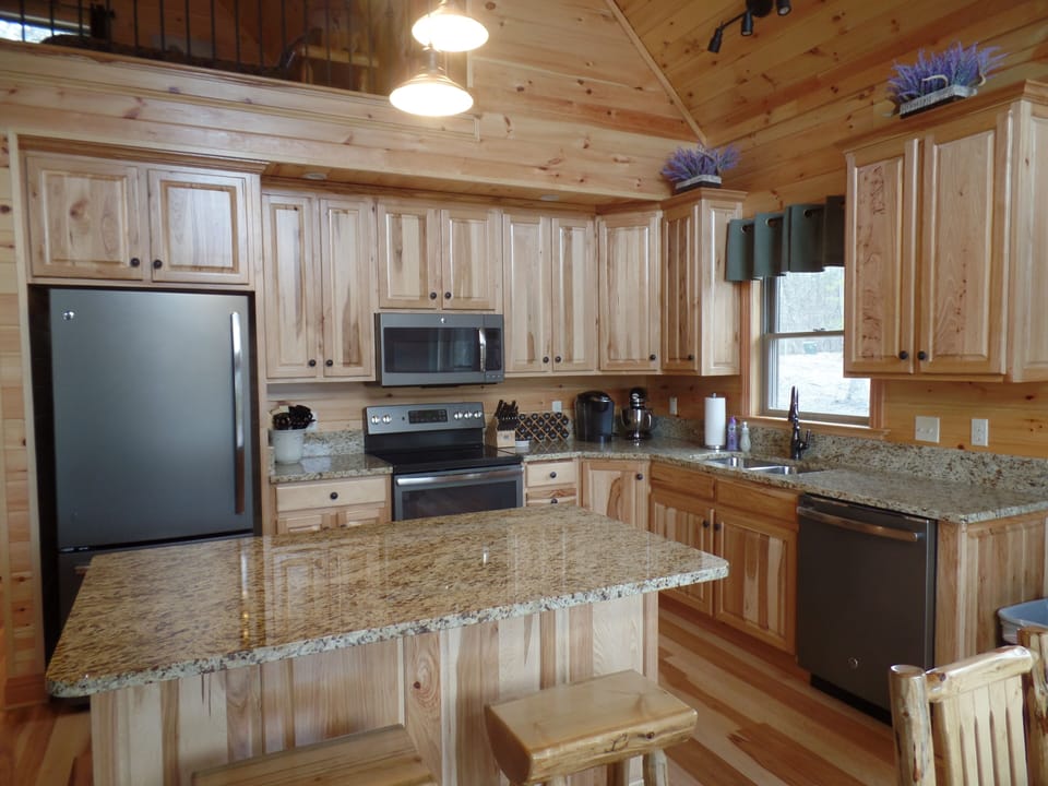 A well-stocked kitchen