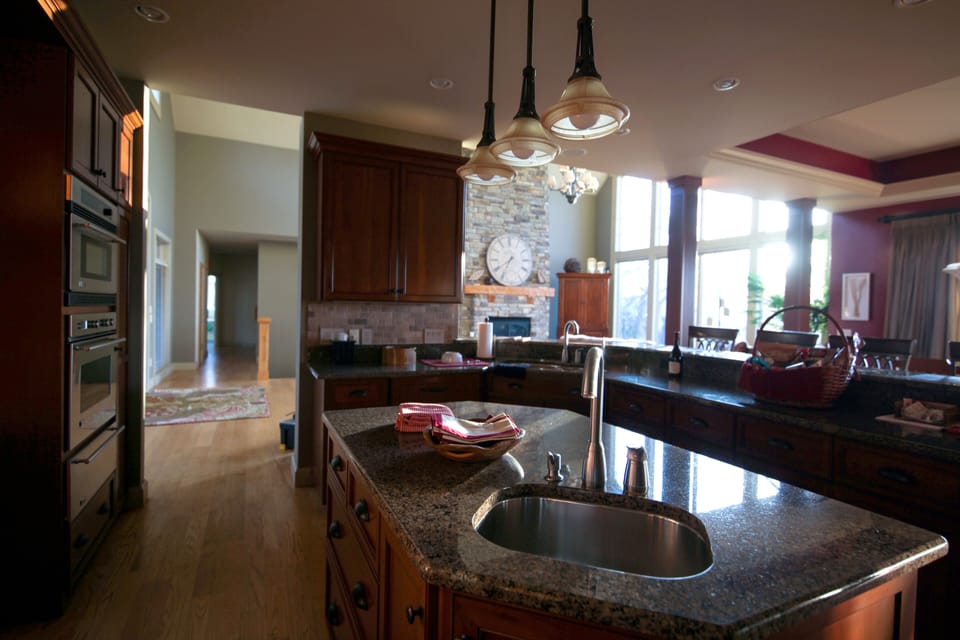 Fully stocked kitchen with top-quality appliances