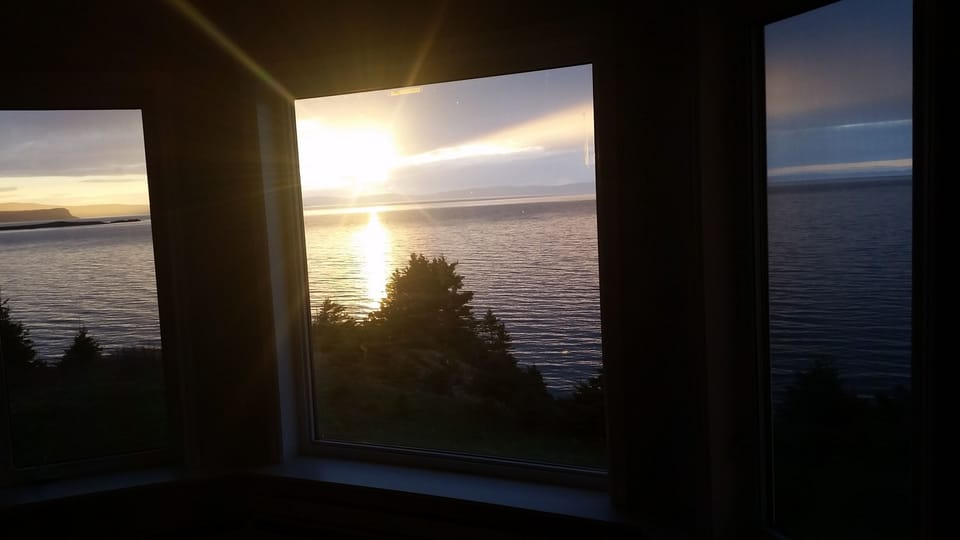 Bay window view....