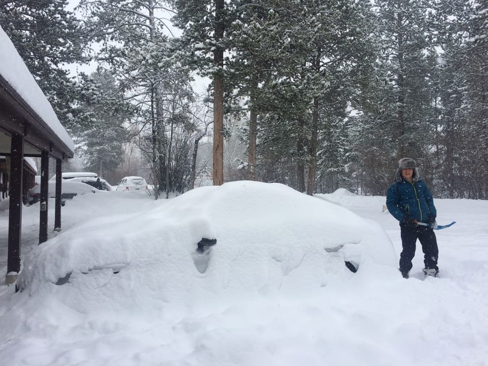 Jackson Hole snow!