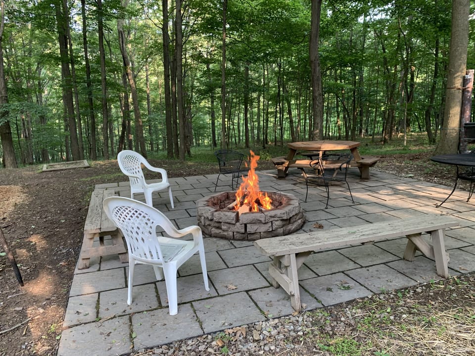 Patio with fire pit