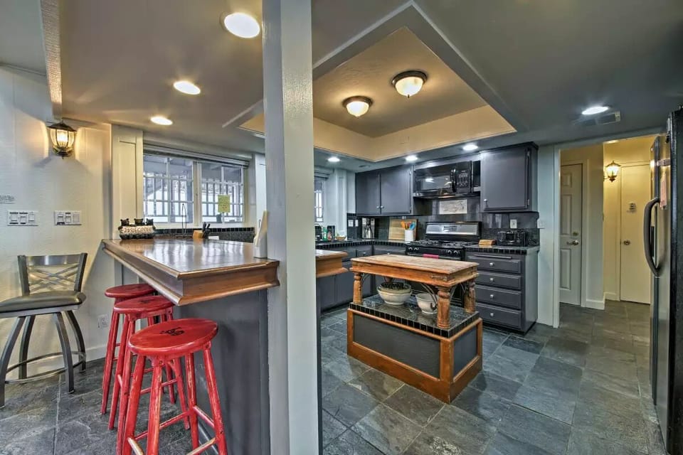 View into the kitchen