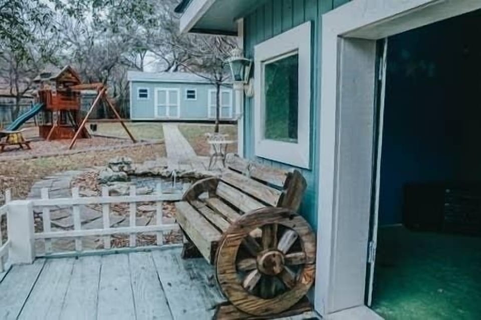 Playhouse in the backyard