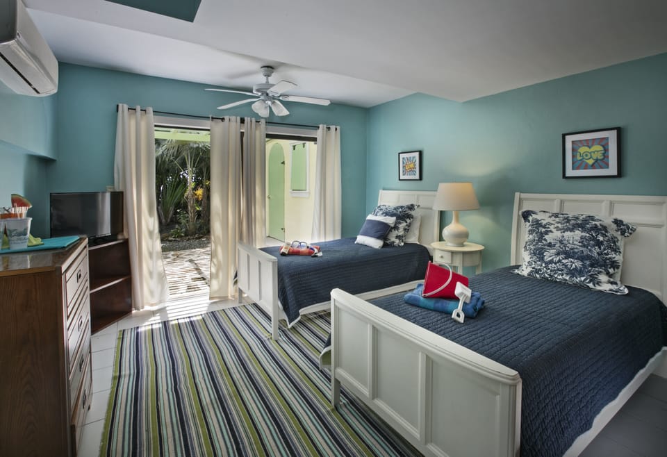 Children's Room in Gardenview Suite. Two Twins and Private Patio.