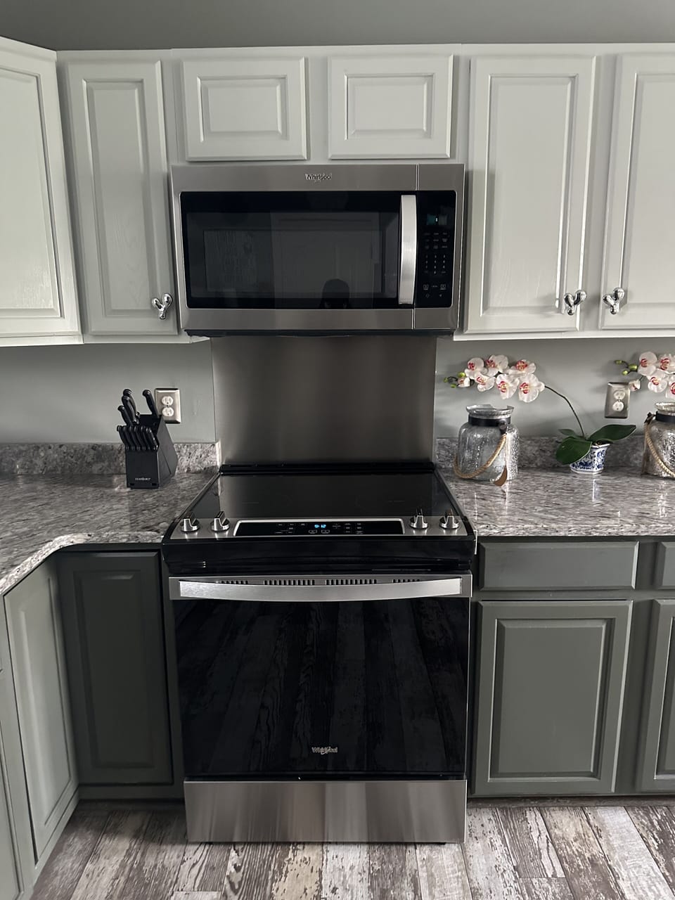 Stove in kitchen
