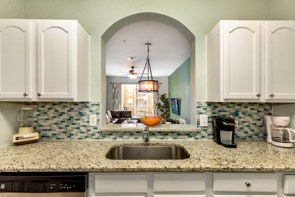 Updated kitchen, granite and stainless