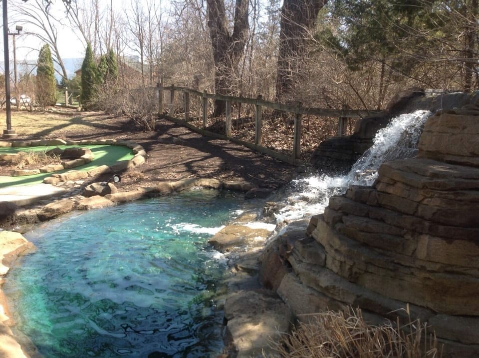 Beautiful Outdoors includes ponds for fishing and miniature golf, petting zoo
