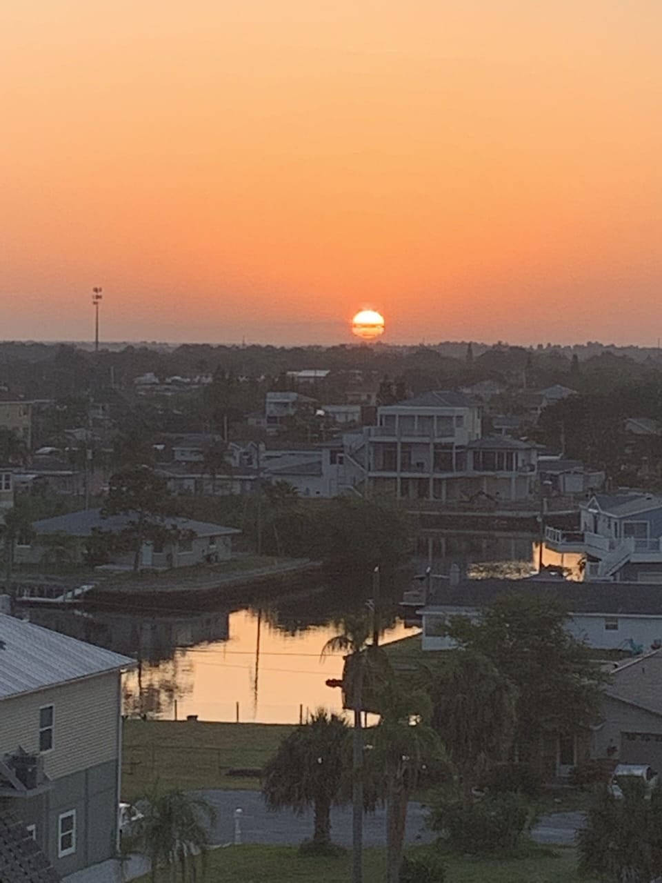 Sunrise from guest bedroom