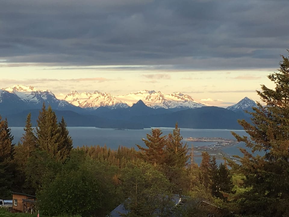 Kachemak Bay view from owner's deck