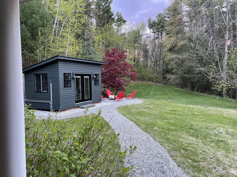 Backyard and shed