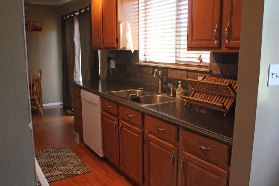 Kitchen from front hallway.
