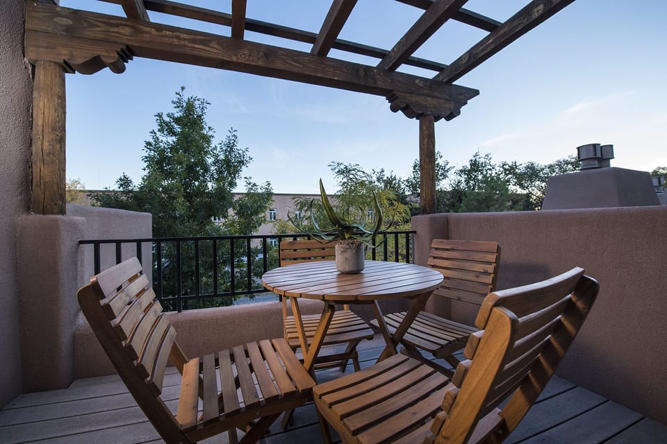 2nd floor balcony directly off Master Bedroom 