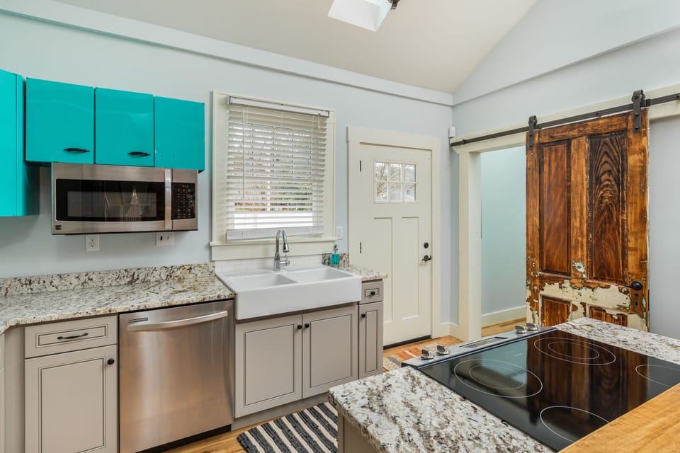 Right Off the Kitchen is the Luxury Secondary Bathroom