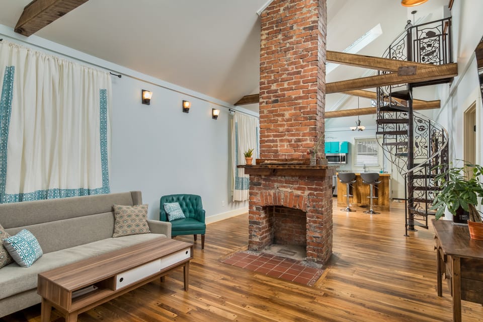 The Historic Home has Been Opened Up to Provide a Beautiful Floor Plan