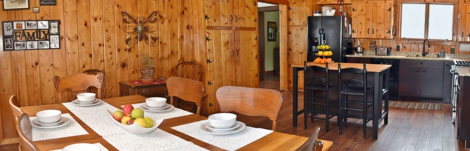 Dining Table extends to seat 12!