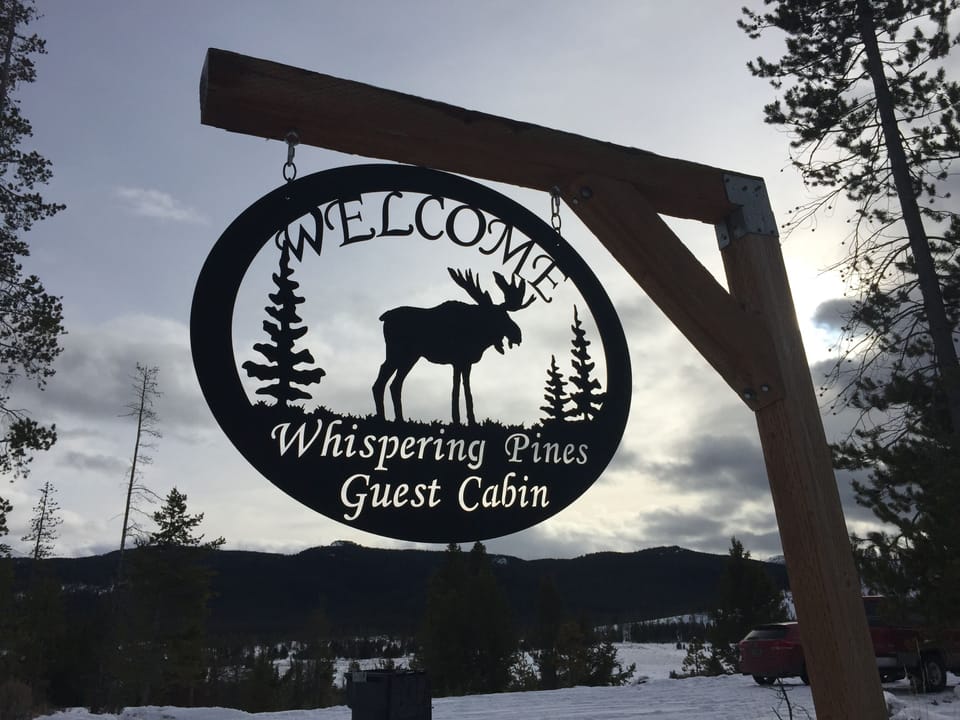Whispering Pines Sign