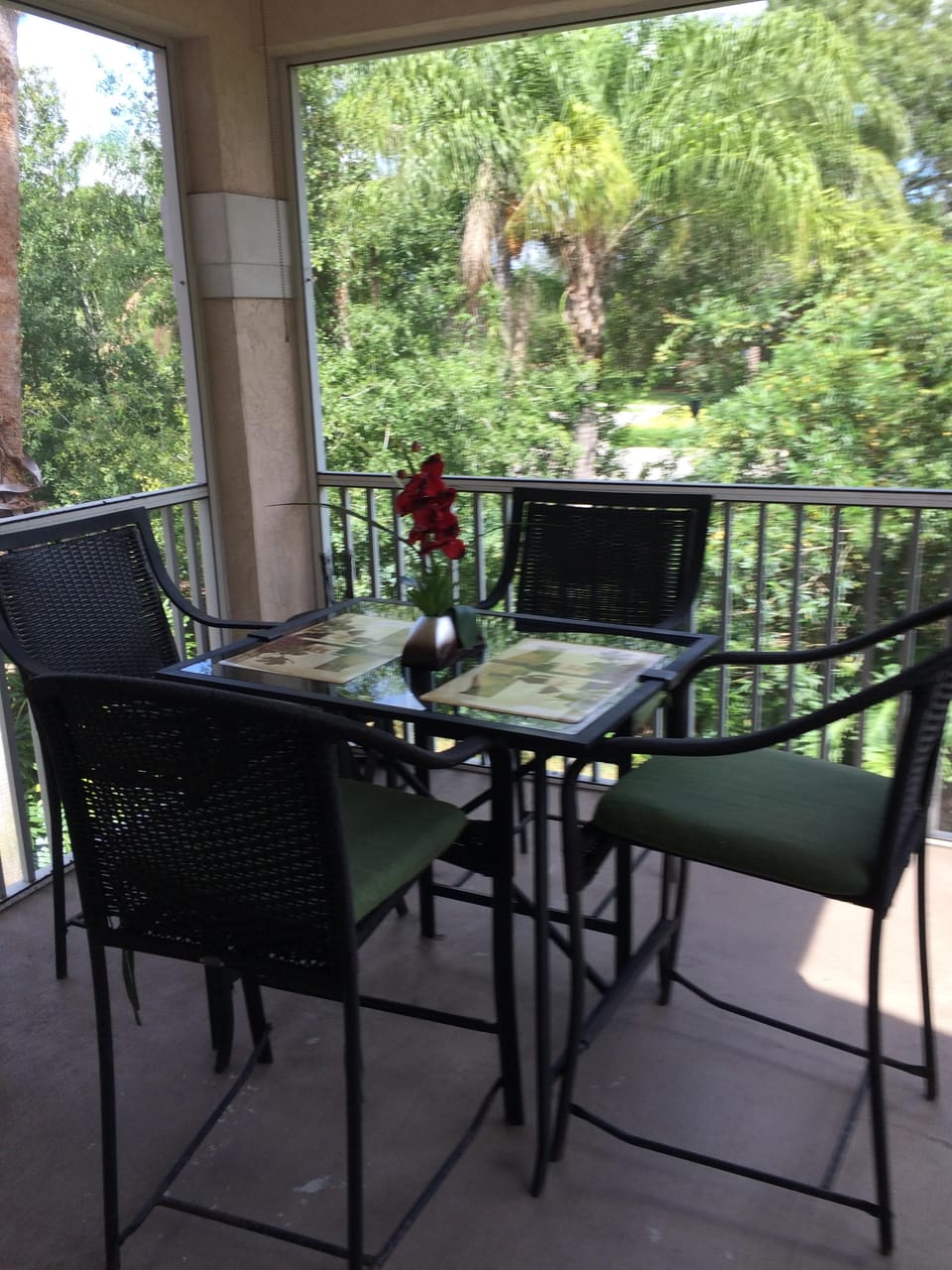 screen in balcony