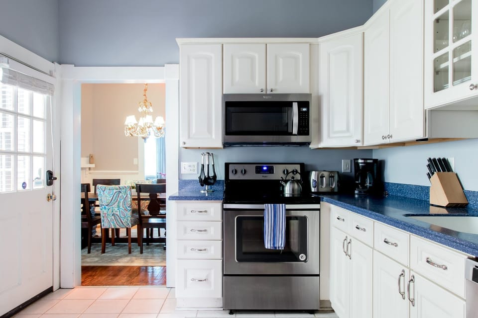 Fully stocked kitchen