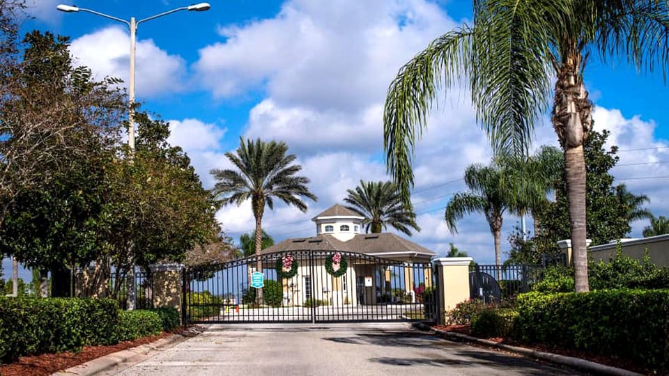 Windsor Palms resort is a gated community with a 24/7 guard.