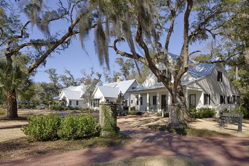 Front Entrance To Wilson Cottages.  (House Is Second  On The Right)