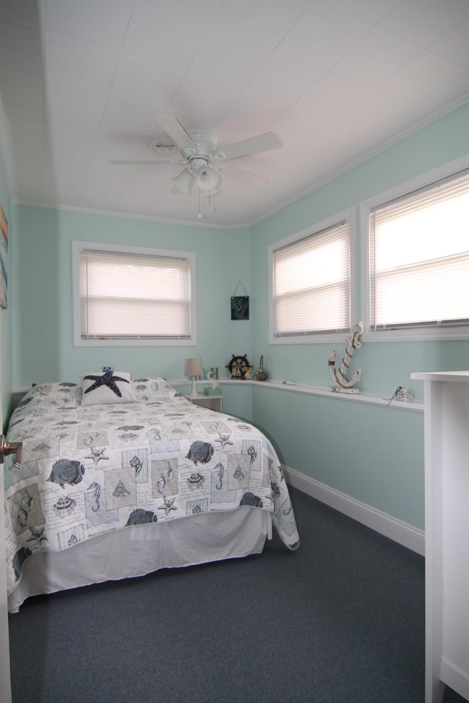 Bedroom #3 with double bed.