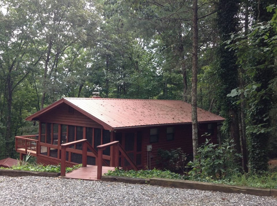 View from the parking lot