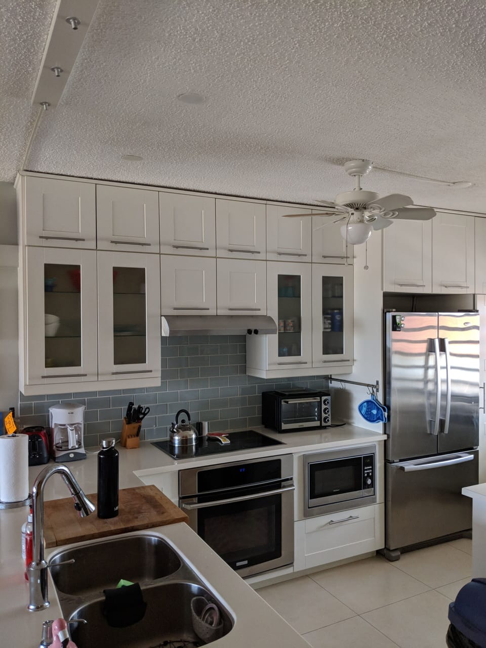 Fully stocked kitchen with service for 12