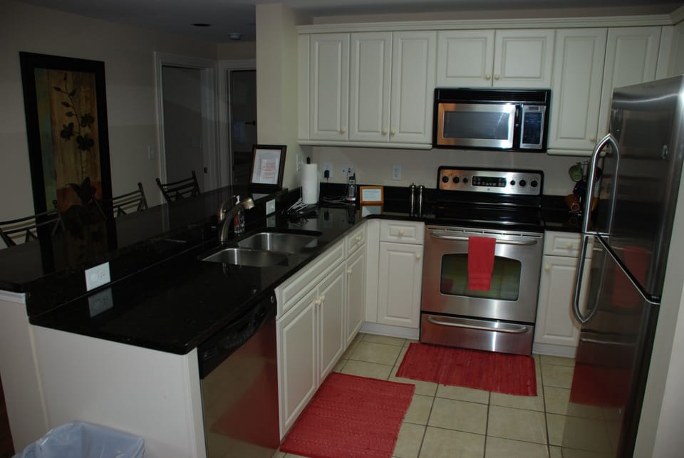 Complete with stainless steel appliances and granite countertops!