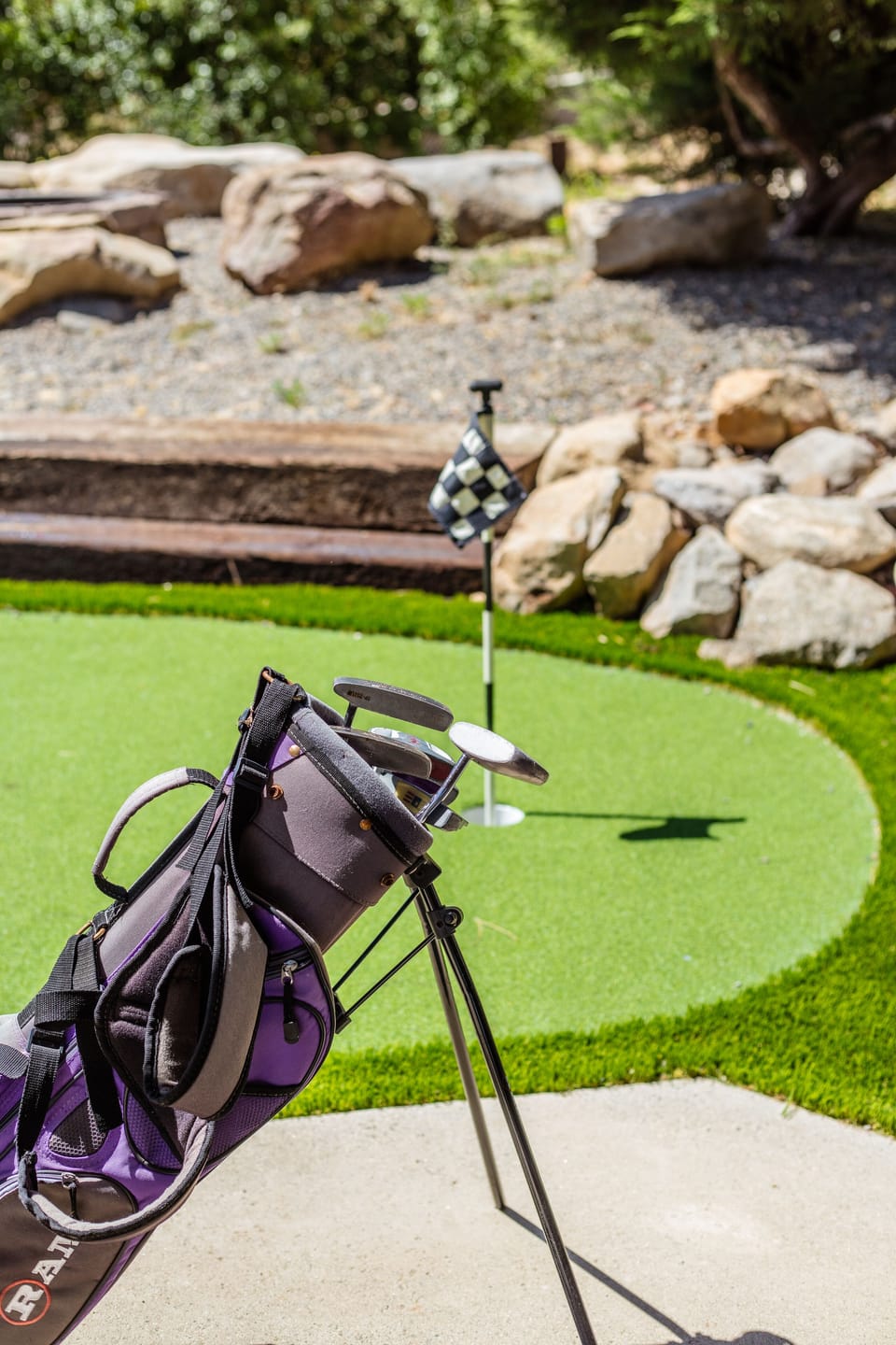 We have adult and kid size golf clubs available.