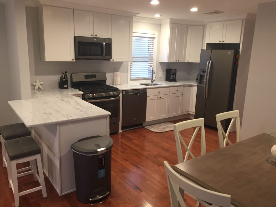 Fully stocked kitchen