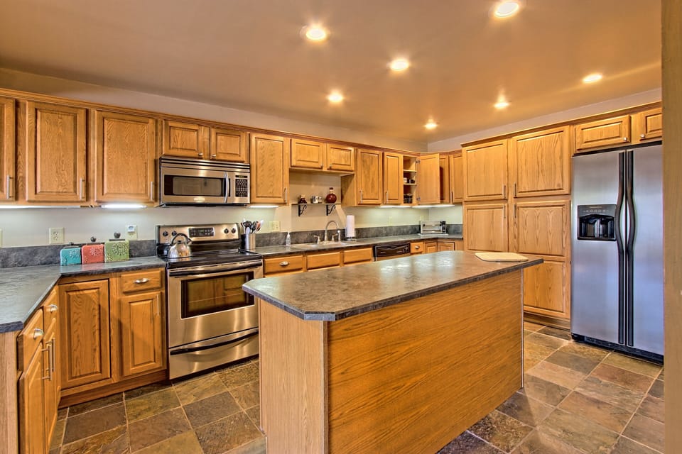 It's always better to cook in a recently renovated kitchen!