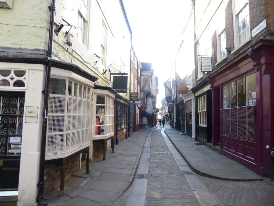 The Shambles most famous street in York