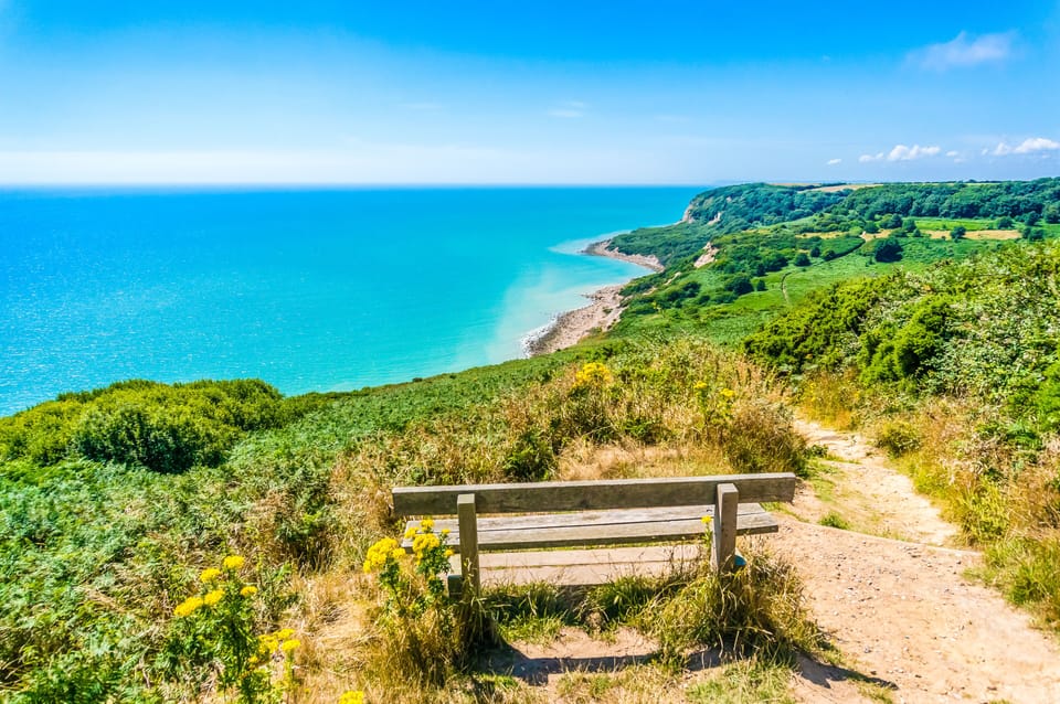 Hastings Country Park overlooking Covehurst Bay