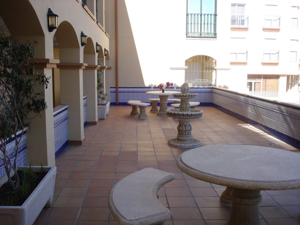 Andalusian Terrace East facing for early morning sun & afternoon shade