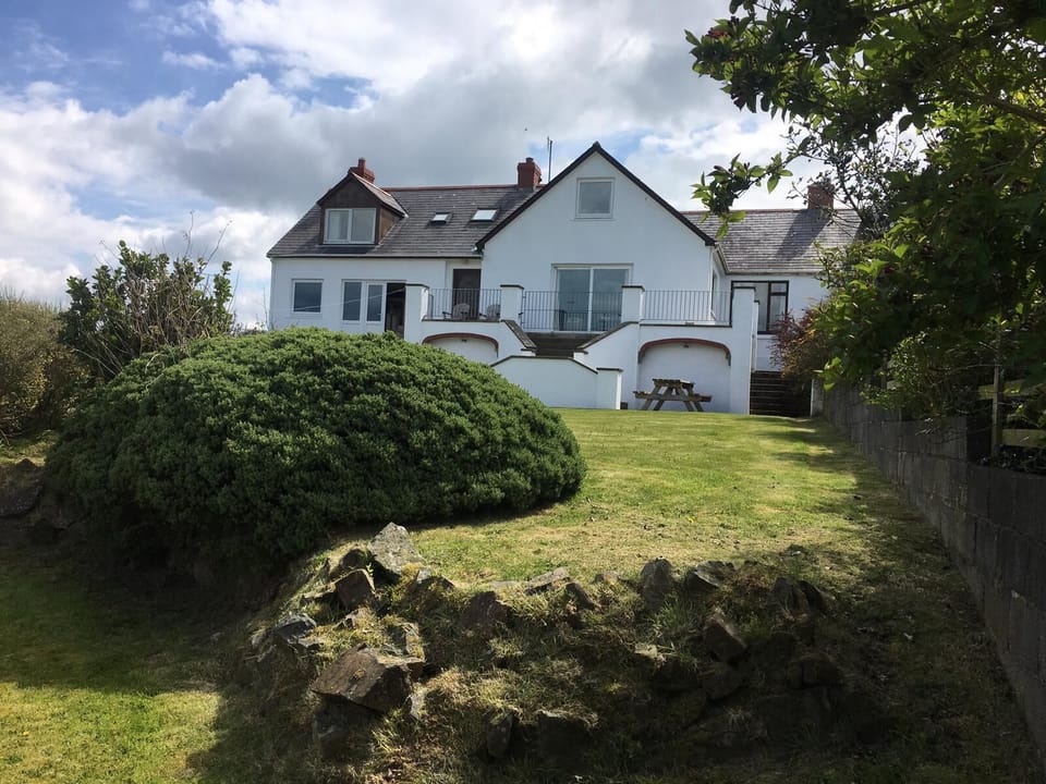 Back of the house pictured from the garden