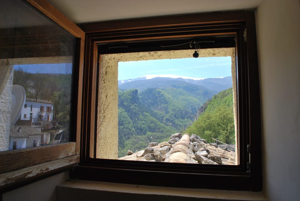 magic view of Majella from bedroom 1