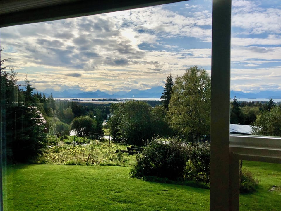 View of Spit from living room.