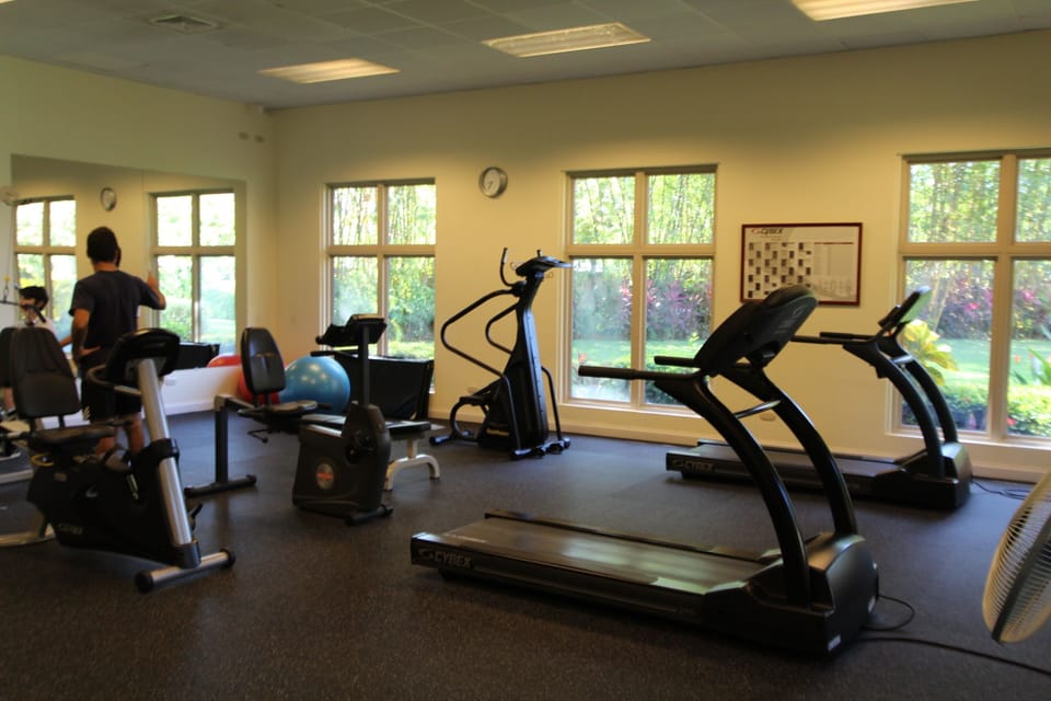 Gym, included at no charge in the rental

