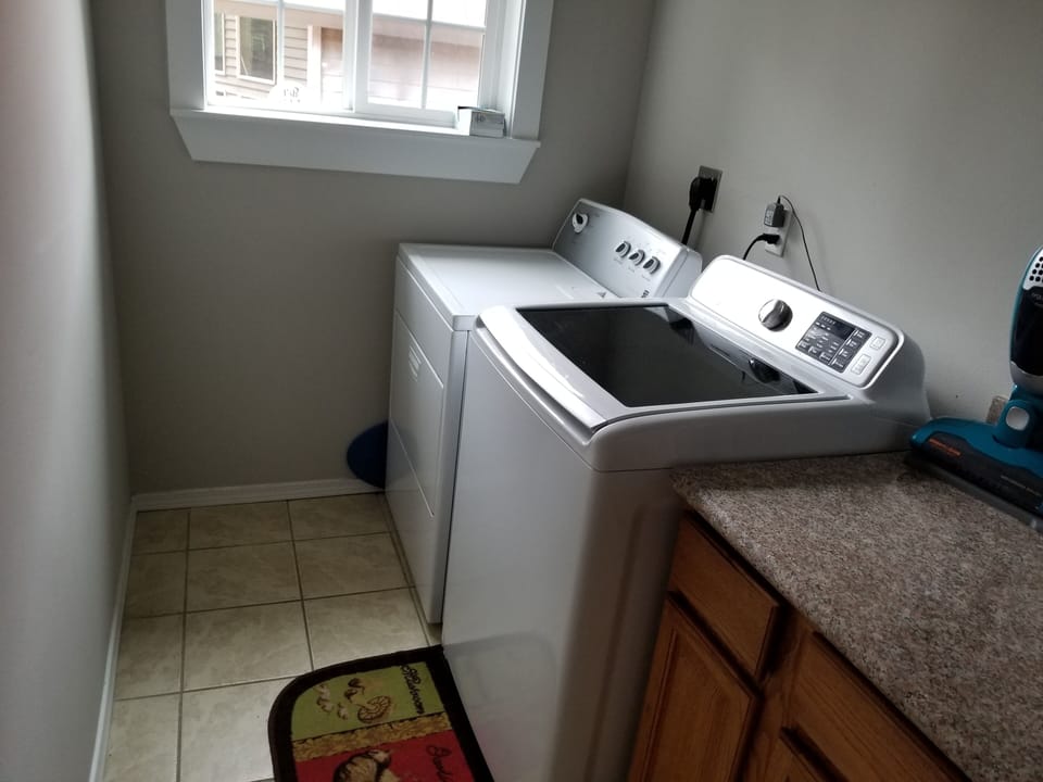 Laundry room.