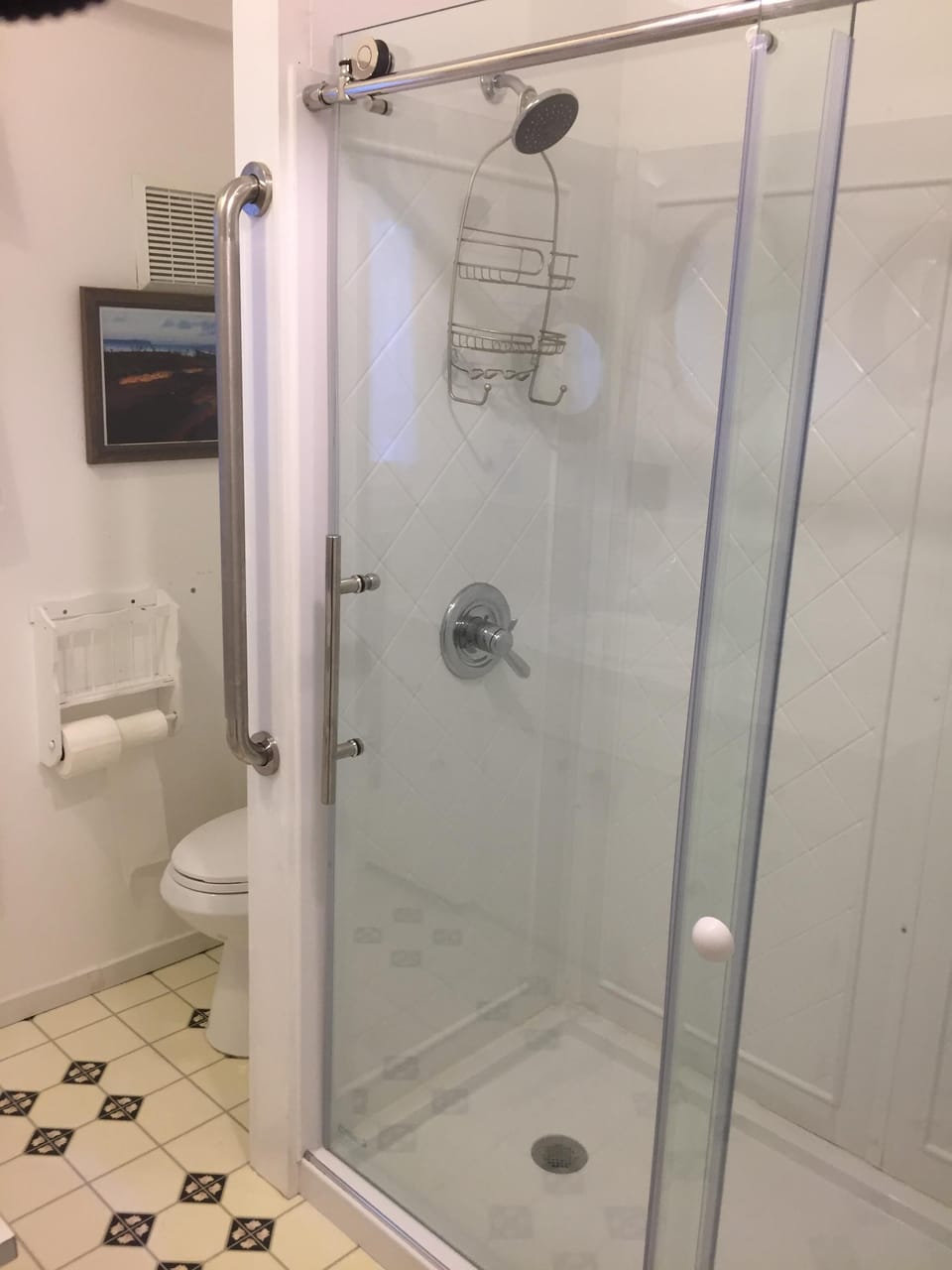 New shower in our full bathroom. 