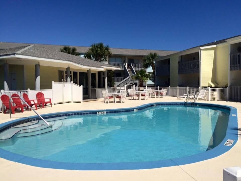View of pool
