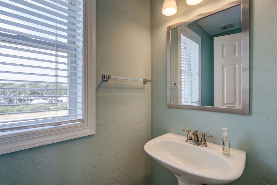 Powder room on main level